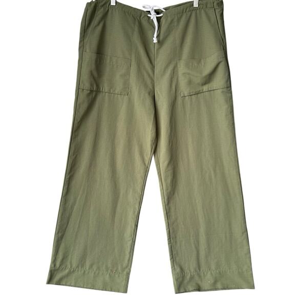Local European Woman's Green Drawstring Pants Size M/ L - Picture 1 of 5
